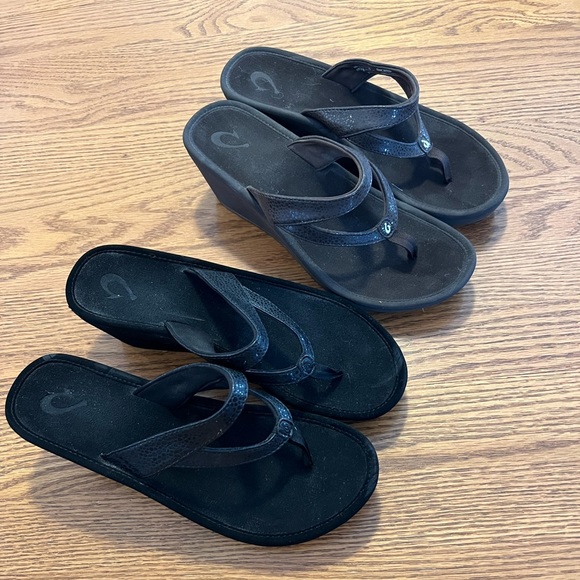 COPY - Women 8 olukai Ohana platform wedge waterproof sandal beach shoe BROWN - Picture 3 of 7